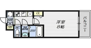 ソルテラス OSAKA MID EAST クレアスト【3階】の間取り