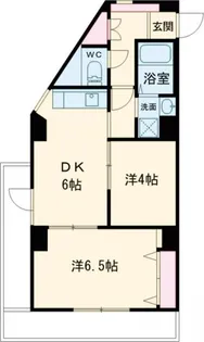 朝日北千束マンション【3階】の間取り