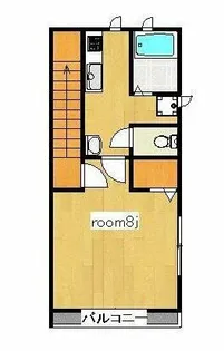 レユシールドミール【2階】の間取り