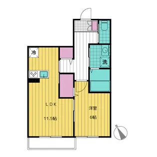 コンフォート【1階】の間取り