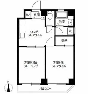 プティ白金【2階】の間取り