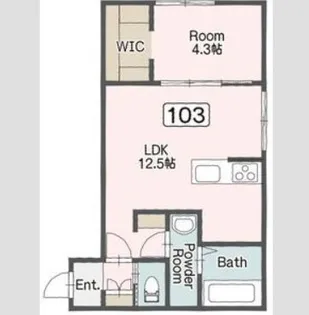 モナベルII【1階】の間取り