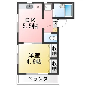 パークフロント【1階】の間取り