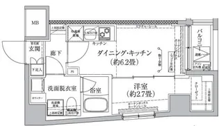 ティモーネ押上イースト【2階】の間取り