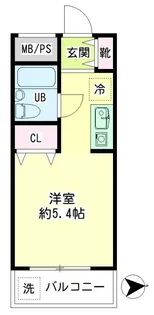 第57新井ビル【3階】の間取り