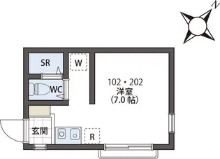 SiestaVilla清瀬【2階】の間取り
