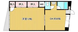 箕面アトラス【4階】の間取り