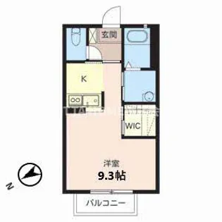 ショーエーハイツ【1階】の間取り