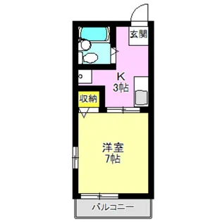 サニーハイツ(下佐野)【2階】の間取り