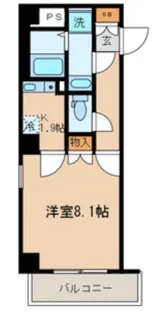 ステラ人形町【7階】の間取り