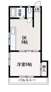 アイエステートナリマス【2階】の間取り