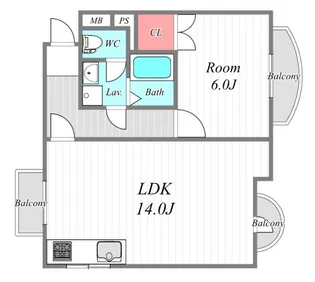 メゾンN&K【3階】の間取り