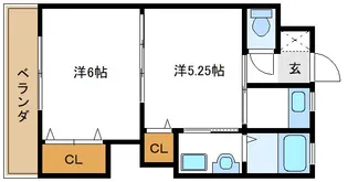 志げる荘【1階】の間取り