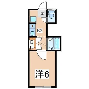 パレス郡山【1階】の間取り