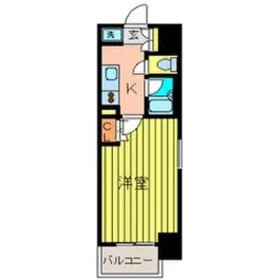 プラウドフラット五橋【8階】の間取り