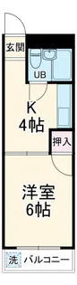 シャレーミウラ【2階】の間取り