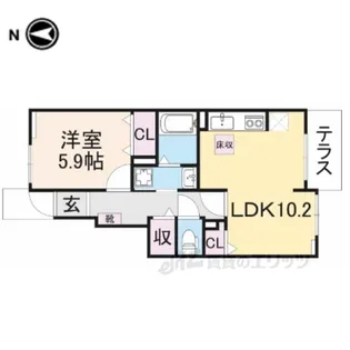 サンガーデンM・2【1階】の間取り