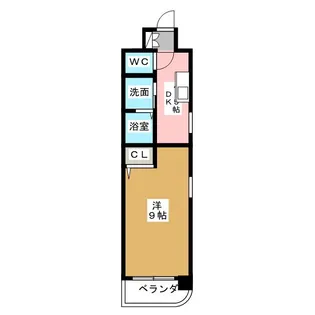 エクセルシオール栄【7階】の間取り