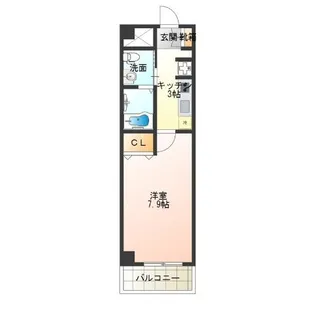 YOSHITOMI SANNOU【7階】の間取り