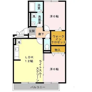 フラワーメゾン A棟【2階】の間取り