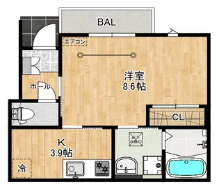 aetas terrace(エータステラス)【1階】の間取り