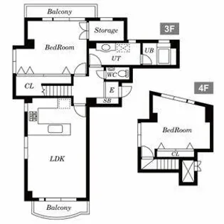 K’S FLAT(ケーズフラット)【3階】の間取り