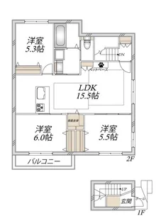 仮)砧1丁目メゾン 北棟の間取り