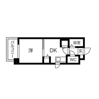 サポナール円山【2階】の間取り
