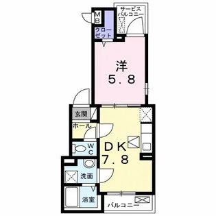 アクアーリオ【1階】の間取り