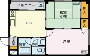 グランツハイムB【1階】の間取り
