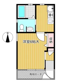 シャトーイズミ【1階】の間取り