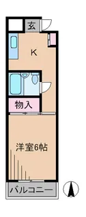 日吉グリンヒルハイム【2階】の間取り