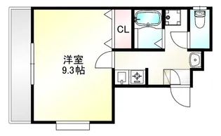 ルミエール白山【1階】の間取り