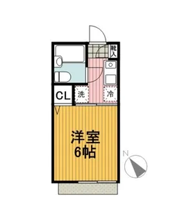 フラットハウス妙蓮寺【1階】の間取り