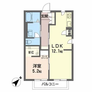 エスポワール21【1階】の間取り