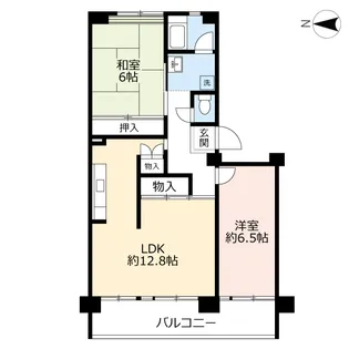 URポートアイランド【9階】の間取り