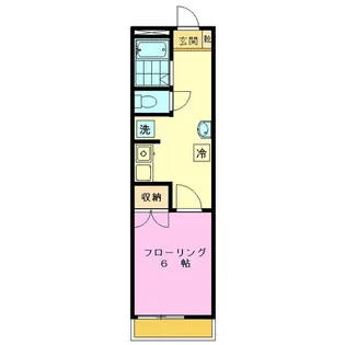 セブンコート【1階】の間取り