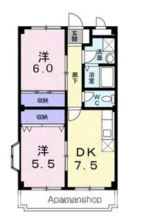 スクエアガーデン【2階】の間取り