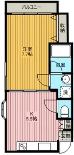 サンライズハイツ【3階】の間取り