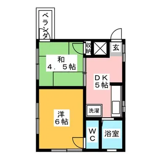 秋和ハイム【3階】の間取り