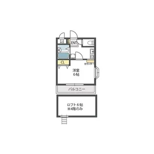 シャルムコート【4階】の間取り