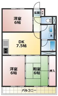 セントピアI【2階】の間取り