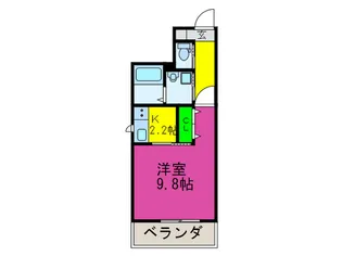 エンゼル・サチ岸和田【2階】の間取り