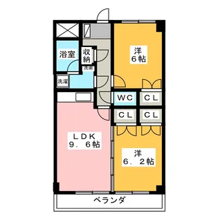 サンコートヒロ【3階】の間取り