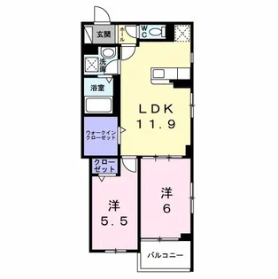 スピカテラス【3階】の間取り