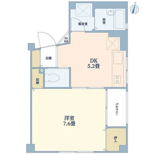 サンキューブ【1階】の間取り