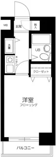 アドリーム千駄木【4階】の間取り