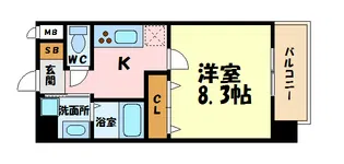ラ ベル ヴィー【7階】の間取り