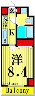 グランフォース北綾瀬II【9階】の間取り