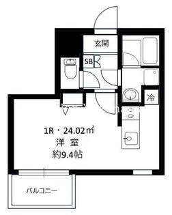 グランリーヴェル横浜ステラパーク【6階】の間取り